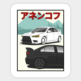 Mitsubishi Lancer Evolution 10 Sticker